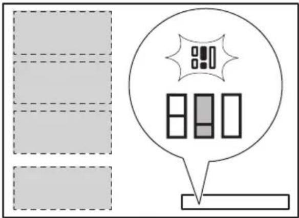 IKEA BLIXTSNABB 604.678.30 - Multi-Flexi Modalità sezioni 3 + 1 - 1
