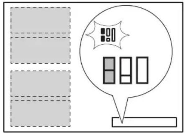 IKEA BLIXTSNABB 604.678.30 - Multi-Flexi Modalità sezioni 2 + 2 - 1
