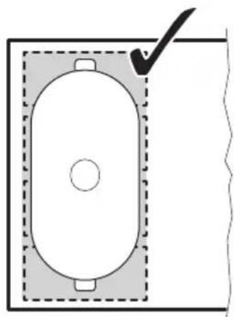 IKEA BLIXTSNABB 604.678.30 - Posizione corretta delle pentole: - 1