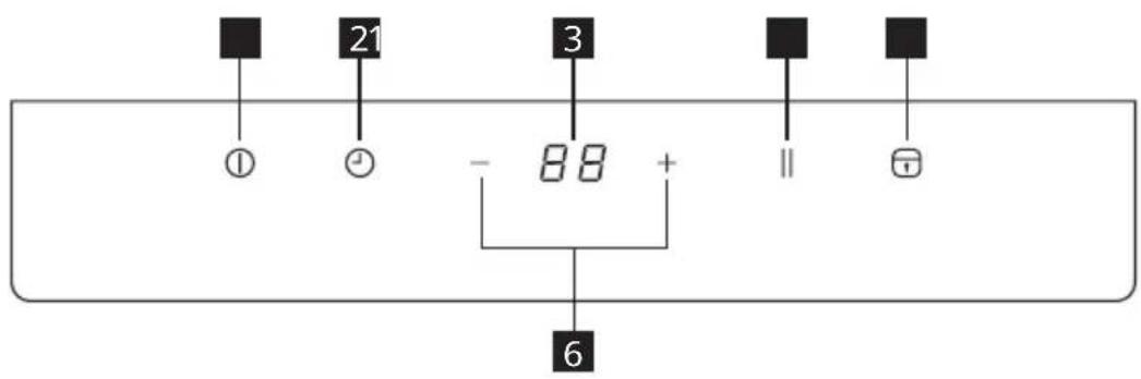 IKEA LAGAN 505.060.64 - Control panel layout - 1