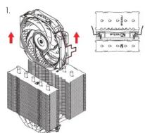 Noctua NH-D12L - Configuration de la ventilation7 - 1