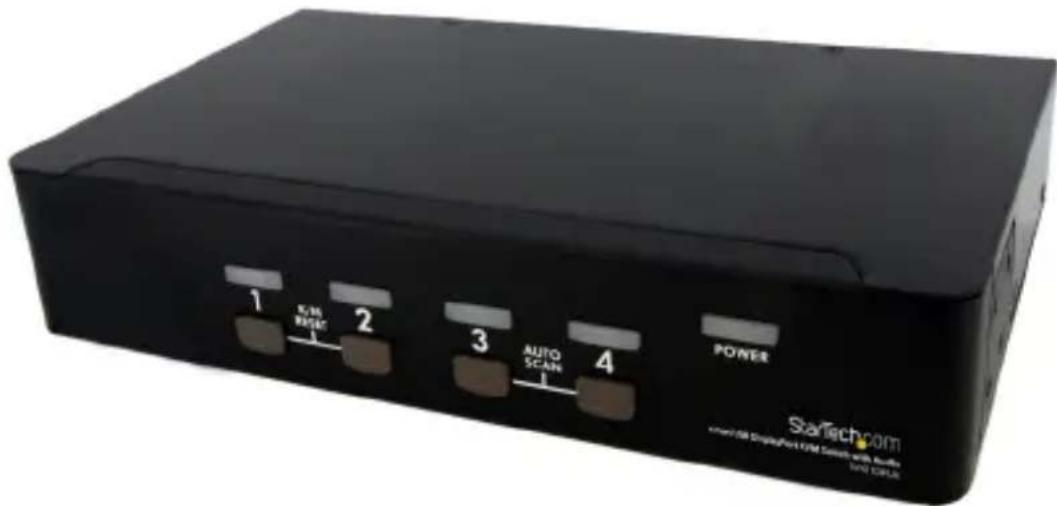 StarTech.com SV231DPUA - Commutateur KVM DisplayPort USB 2/4 Ports avec Audio - 1