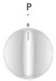 SHARP KF-76VNO22W-DE - Uunitoimintojen ohjausnuppi - 1