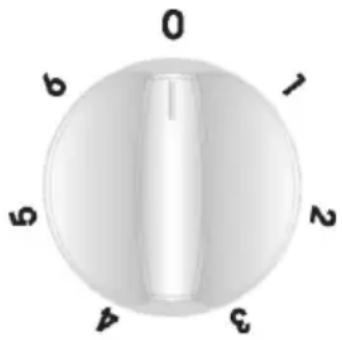 SHARP KF-76VNO22W-DE - Bouton de contrôle du four - 2