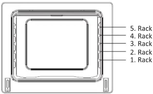 SHARP KF-76VNO22W-DE - Ovnstilbehør til bruk inne i ovnen - 1