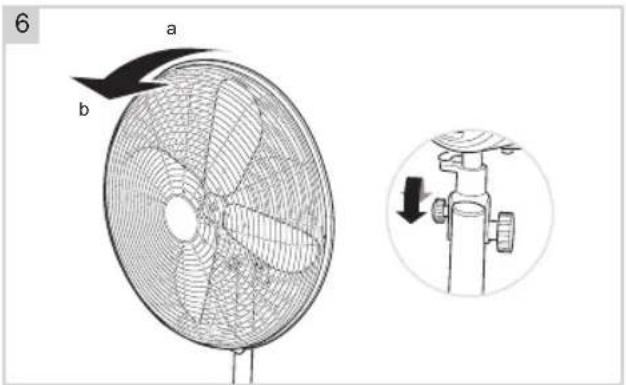 BESTRON Summer Breeze DFS45SCO - MONTAGE - Assembling the fan - 3