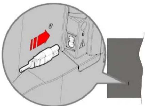 HITACHI U65L7300 - Stroomaansluiting - 1