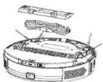 Concept Real Force VR3400 - Spazzola principale (da pulire regolarmente) - 1