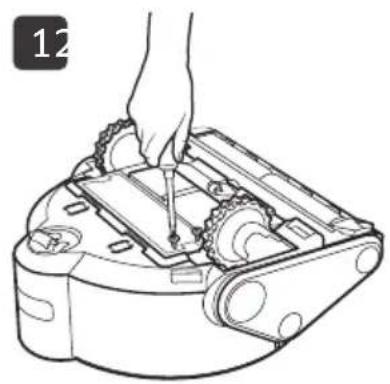 SAMSUNG Jet Bot AI+ VR9500 - Sådan fjernes batteriet - 1