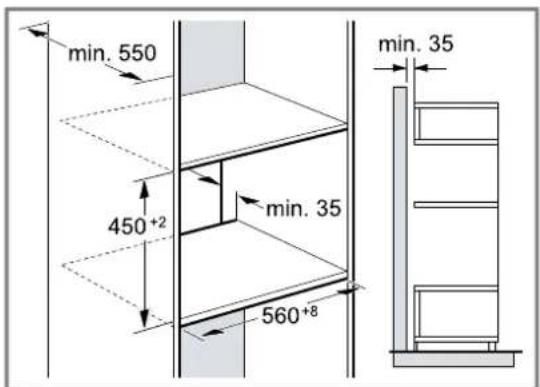 SIEMENS CE732GXB1 - Einbau in einen Hochschrank - 1