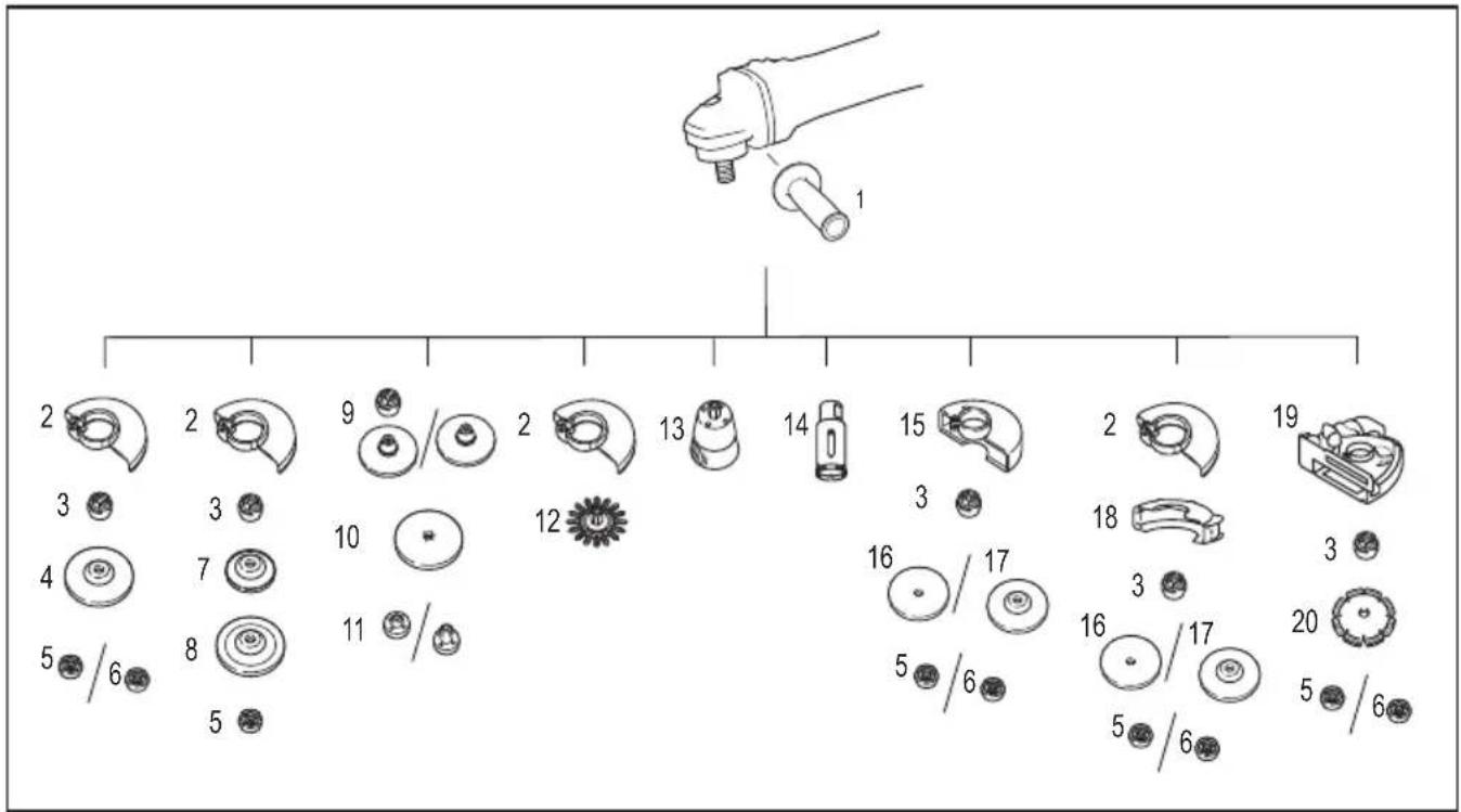MAKITA 9558HNR - İsteğe bağlı aksesuar - 1