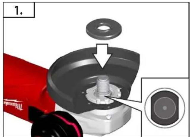 MILWAUKEE AG 10-125 EK - AGV 10-125 EK - 38