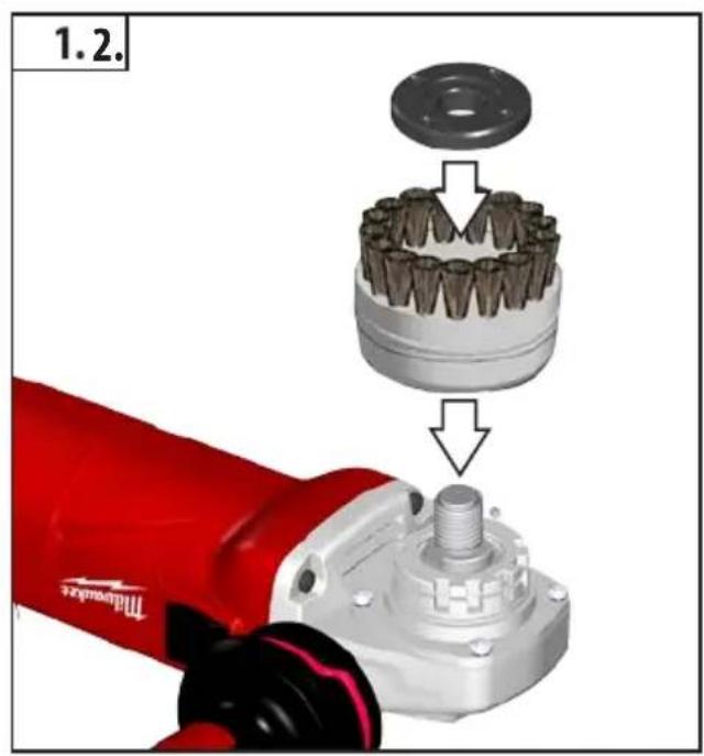 MILWAUKEE AG 10-125 EK - AGV 10-125 EK - 65