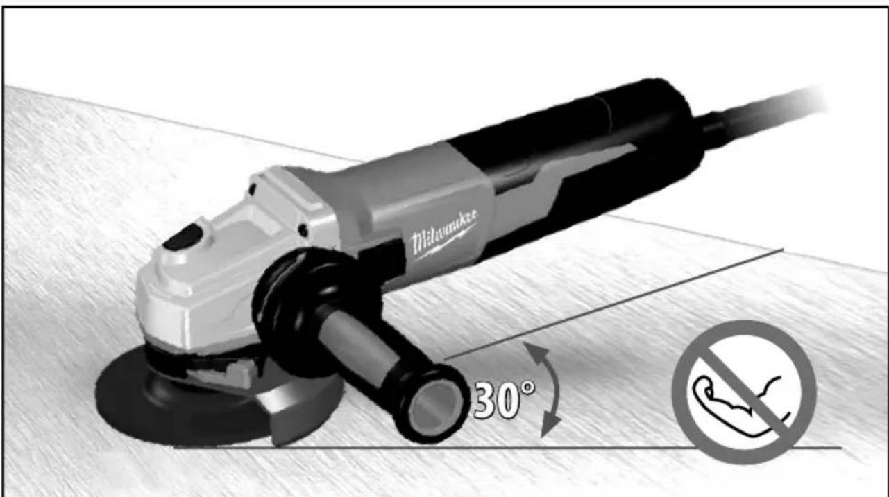 MILWAUKEE AGV 13-125 XE - Wiederanlaufschutz: - 6