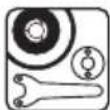 MILWAUKEE AGV 17-125 INOX - SYMBOLER - 9