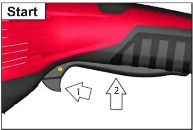 MILWAUKEE AGV 22-180 - включите. - 1
