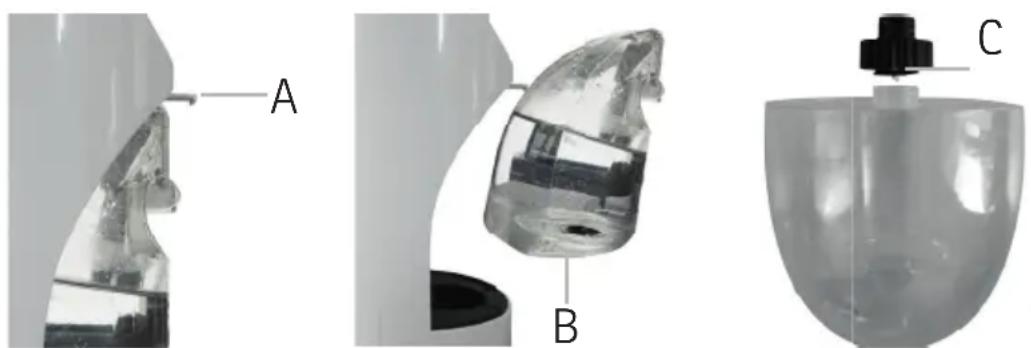 Sonnenkönig Air Fresh 9 - Riempimento del serbatoio dell'acqua - 1