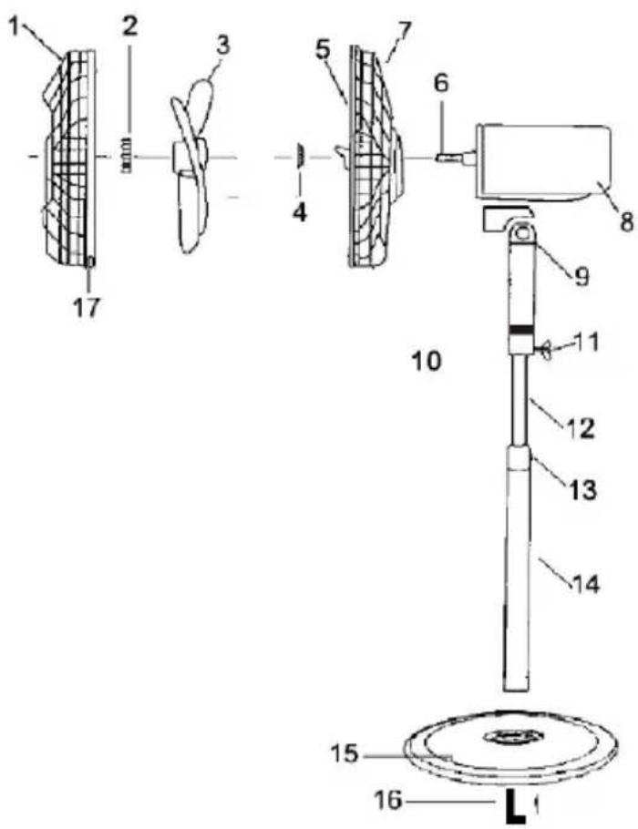 Sonnenkönig Black 16 - Product parts - 1