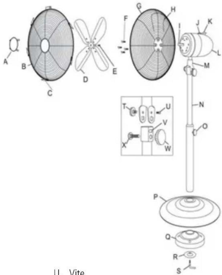 Sonnenkönig Chrom 16 - Descrizione delle parti - 1