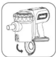 ProfiCare PC-BS 3038 - Vaciado del compartimento del polvo - 1