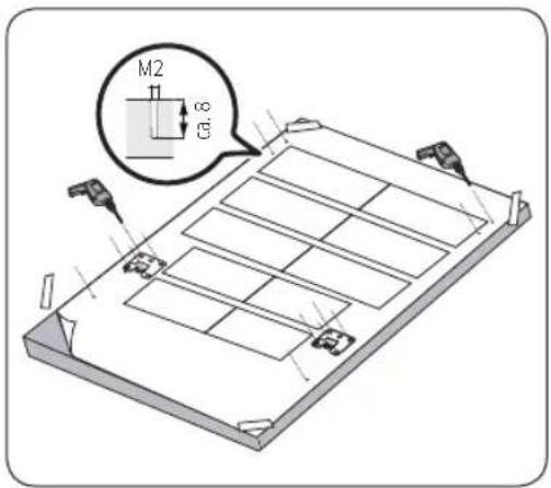 SAMSUNG DW6KR7041BB - SCHRITT 5 Montieren der Türverkleidung (Für voll und halb eingebaute Modelle) - 1