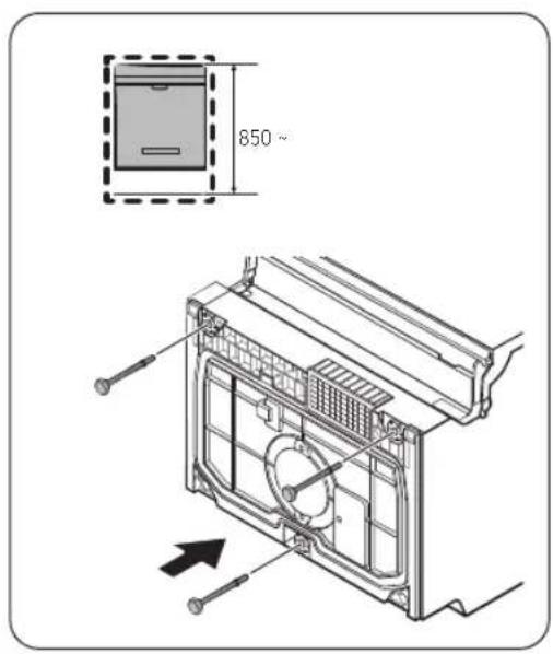 SAMSUNG DW6KR7041BB - STAP 2 De subvoet plaatsen (behalve vrijstaand model) - 1