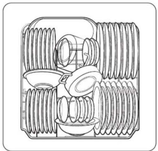 SAMSUNG DW6KR7041BB - Cestello inferiore - 1