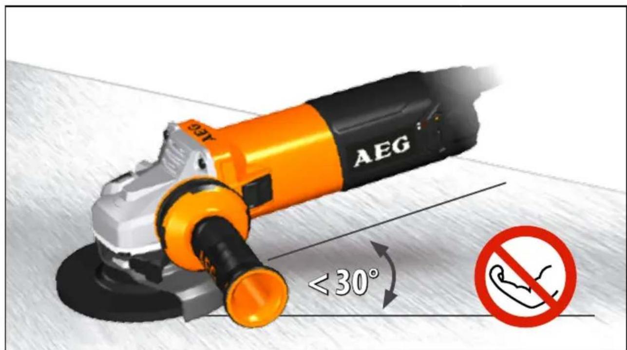 AEG WS 10-125 SK - Wiederanlaufschutz: - 5