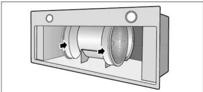 NEFF DML5766N - Montare il filtro a carbone attivo (solo con modalità ricircolo) - 3
