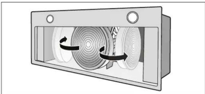 NEFF DML5766N - Actief koolfilter monteren (alleen bij gebruik met circulatielucht) - 2