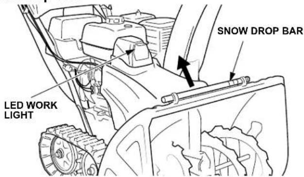 Honda HSS 760A T - Snow Drop Bar - 1