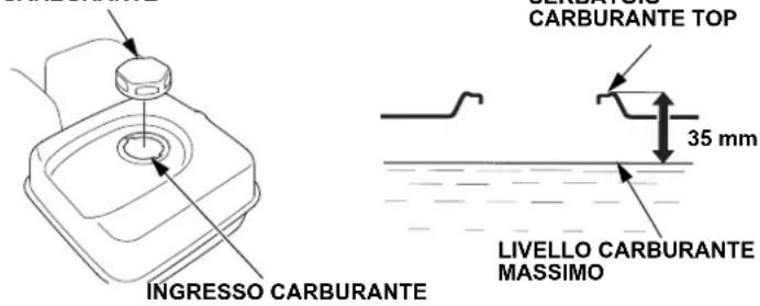 Honda HSS 760A T - Livello carburante - 1