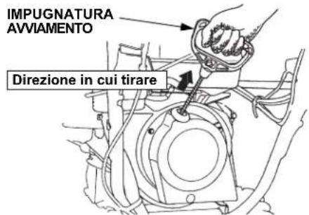 Honda HSS 760A T - Impugnatura d'Avviamento - 1