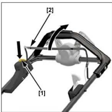 Honda HRX 537 VY - SISTEMA DI COMANDO DELL'ORGANO DI TAGLIO - 1
