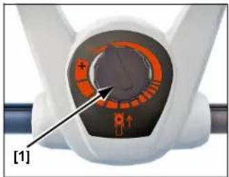 Honda HRX 537 VY - Ajuste de la perilla del control Select Drive - 1