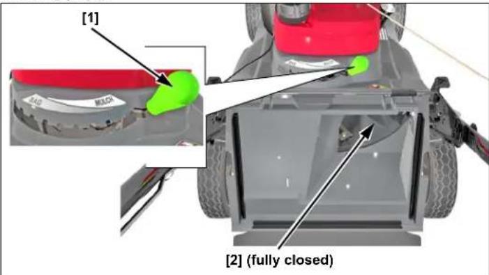Honda HRX 537 VY - Clip Director Knob Adjustment - 1