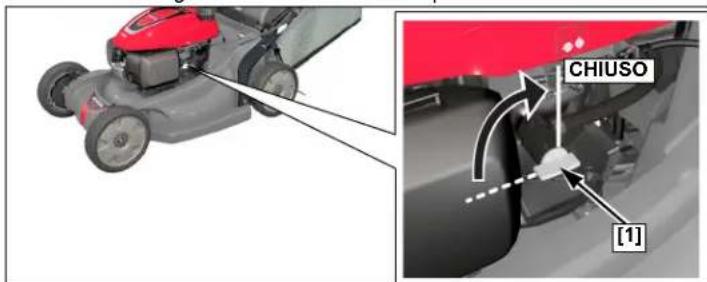 Honda HRX 537 VY - Rimozione del sacco - 3