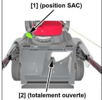Honda HRX 537 VY - Position de la porte coulissante - 2