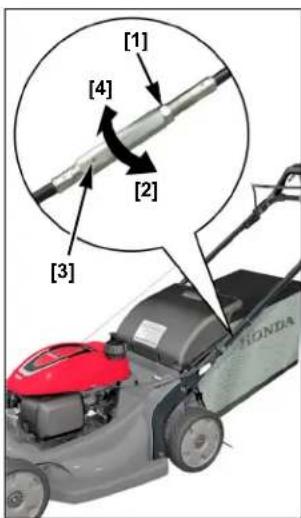 Honda HRX 537 VY - Kabelafstelling tractie-aandrijving - 1