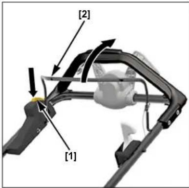 Honda HRX 537 VY - SISTEMA DE CONTROL DEL MEDIO DE CORTE - 1