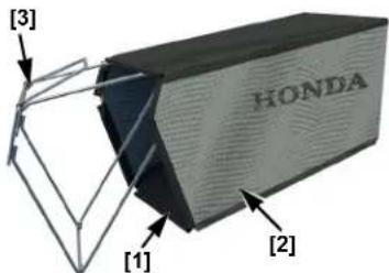 Honda HRX 537 VY - Retrait du sac - 1