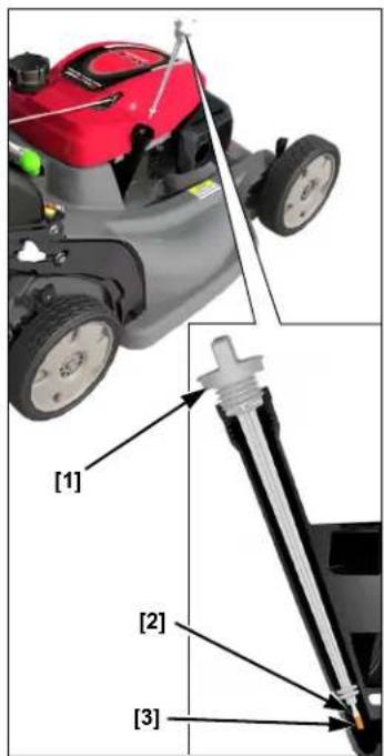 Honda HRX 537 VY - Changement de l'huile moteur - 3