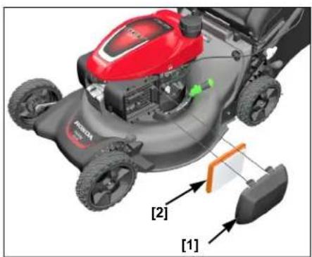 Honda HRN 536C VK - Kontrolle des Luftfilters - 1