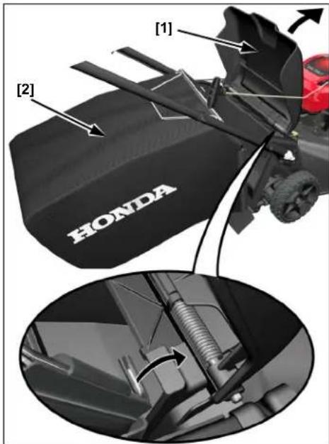 Honda HRN 536C VK - GRASS CATCHER ASSEMBLY - 2