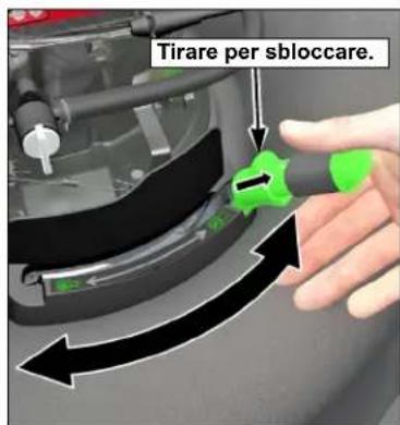Honda HRN 536C VK - Regolazione del sistema Clip Director - 1