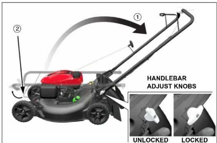 Honda HRN 536C VK - HANDLEBAR SETUP - 1