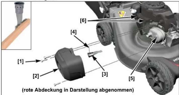 Honda HRN 536C VK - Wartung des Funkenschutzes - 1