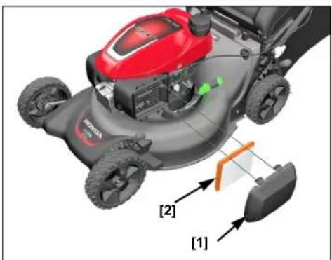 Honda HRN 536C VK - Inspectie van het luchtfilter - 1
