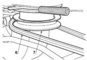 Honda HF2317HME - a) Rimozione dell'assieme dispositivi di taglio - 2