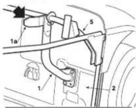 Honda HF2317HME - MONTAGE DES SUPPORTS DU SAC DE RAMASSAGE - 1